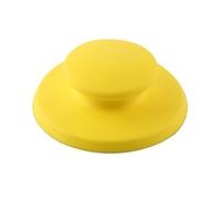 Tampon de polissage en mousse PU souple - Disque jaune polyvalent - Simple à utiliser - Accessoire de décoration de voiture et de meubles