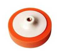 Tampon de polissage éponge de 6 pouces, roue de polissage automobile, épilation à la cire, plaque de polissage Orange noir, filetage M14 M16, outil électrique(Black,M16)