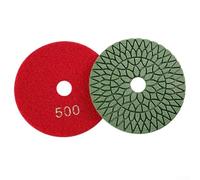 Tampon de polissage humide de 100 mm pour granit, marbre, béton, pierre, résine, grain 50 à 3000, utilisation humide (500#)