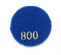 Tampon de polissage pour pierre 50 mm de type sec pour marbre granit quartzite avec résine émeri grain 50 à 3000 pour un traitement durable (grain 800)