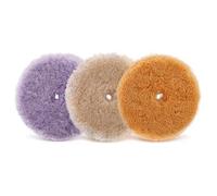 Tampon de polissage, SPTA 3 Pièces 150mm de Polissage pour de voiture, Pour, capot de laine, tampon de polissage, tampon en laine d'agneau pour de voiture -WPMIX6