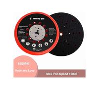 Tampon de ponçage, 150mm Multihole Sanding Pad Compatible avec Bosch RSM6045, GEX 34-150, GEX 40-150 Random Orbit Sander with Wrench (Medium Version)