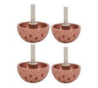 Tampon de ponçage, 2 pièces, tête type bol, meule polissage en acier tungstène