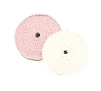 Tampon de ponçage humide Roue de polissage en tissu coton 2 pièces multicolore plusieurs tailles bijoux verre diamant(12"(300mm))