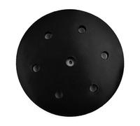 Tampon De Ponçage Pour Polissage Mural, 9 Pouces, 230mm, 6 Trous, Plaque De Support, Crochet Et Boucle, Ponceuse Sans Poussière, Disque De Ponçage, Outil Abrasif