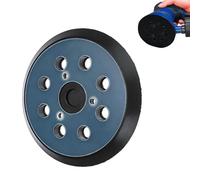 Tampon de ponceuse de rechange à 8 trous de 12,7 cm avec crochet et boucle compatible avec Makita M9204 BO5030 BO5031 DBO180Z BO8041 DBO180RMJ BO5041 BO5010 BO5011 BO5012