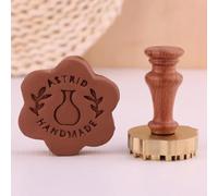 Tampon de poterie personnalisé - Tampon en laiton personnalisé pour la céramique - Tampon personnalisé pour l'argile - Cadeaux pour les fabricants de poterie et les artistes en céramique - Timbres
