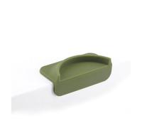 Tampon de presse à poudre de café italien, tampon en Silicone de qualité, Machine à café, barre de poignée, tampon d'angle, outil de presse à poudre en tissu(Green)