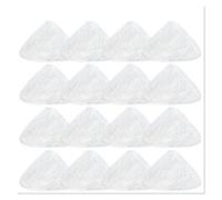 Tampon De Rechange En Fibre For Balai Vapeur, Pièces De Rechange Triangulaires For Nettoyeur Vapeur, Compatible Avec Vileda.(16pcs)