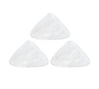 Tampon De Rechange En Fibre For Balai Vapeur, Pièces De Rechange Triangulaires For Nettoyeur Vapeur, Compatible Avec Vileda.(3pcs)