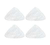 Tampon De Rechange En Fibre For Balai Vapeur, Pièces De Rechange Triangulaires For Nettoyeur Vapeur, Compatible Avec Vileda.(4pcs)