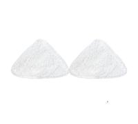 Tampon De Rechange En Fibre For Balai Vapeur, Pièces De Rechange Triangulaires For Nettoyeur Vapeur, Compatible Avec Vileda.(2pcs)