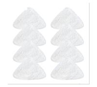 Tampon De Rechange En Fibre For Balai Vapeur, Pièces De Rechange Triangulaires For Nettoyeur Vapeur, Compatible Avec Vileda.(8pcs)