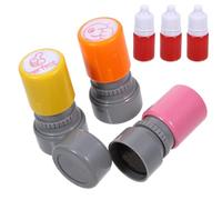 Tampon de Récompense Plastique, pour Garçon et Filles, Lot de Set Rouge | Usage École et Devoirs, Motif Joli, Aide à Motiver les Élèves, Création Diy, pour Enseignants