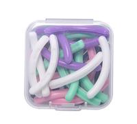 Tampon de recourbe-cils, tampons de recharge, tampon de rechange en caoutchouc de Silicone avec boîte de rangement transparente, recharges