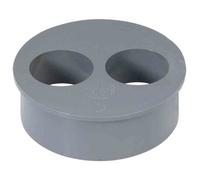 Tampon de réduction 2 piquages mâle/femelle Ø 125/50/50 mm