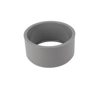 Tampon de réduction incorporée PVC mâle 125 mm, femelle 110 mm.