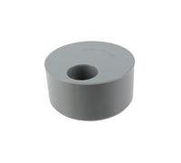 Tampon de réduction incorporée PVC mâle 125 mm, femelle 40 mm.