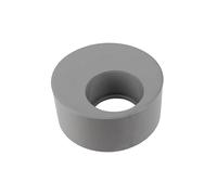 Tampon de réduction incorporée PVC mâle 125 mm, femelle 63 mm.