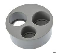 Tampon de réduction operculé 3 piquages MF Girpi - Diamètre 100 - 40 - 40 - 32 mm