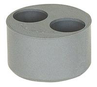 Tampon de réduction PVC gris 2 sortie - MF - Diamètre 93-40 - 40 mm | Tampon de réduction PVC gris 2 sortie - MF - Diamètre 93 - 40 - 40 mm
