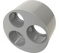 Tampon de réduction pvc mâle - 3 trous - T443 NICOLL