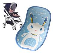 Tampon de refroidissement de la poussette, pavé de refroidisseur de siège d'auto,Coussin de glace pour bébé du siège d'auto | Protecteur du soleil et du couvercle de chaleur, Double Hook Fixation for