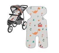 Tampon de refroidissement du siège d'auto, revêtement de poussette bébé - Chadin pour coussin de siège d'auto - Couvrette houllonnée mignonne Coussin de glace en soie double face double facette pour g