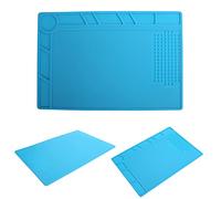 Tampon de Réparation de Montre Tapis de Station de Soudage en Caoutchouc, Outil D'horloger Antidérapant Antistatique