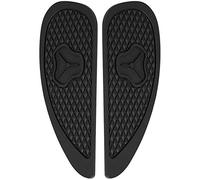 Tampon de Reservoir Moto,Fydun Réservoir Traction Pad Protection Réservoir de Moto Côté Genou Grip Protector Autocollant Antidérapant pour Retro Moto (Noir)