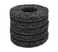 Tampon De Roue De Polissage Abrasif À Disque 5 Pièces, Adapté Aux Meuleuses D'angle, Outils De Nettoyage for L'élimination De La Rouille Et La Peinture. Mandrin De Tour