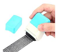 Tampon De Rouleau Confidentiel, Tampon Bloqueur D'adresses, Tampon À Rouleaux De Protection De Vol D'identité Large, Rouleau De Timbre De Confidentialité Et De Sécurité Du Défenseur Des Données