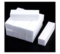 tampon de sable des ongles, 10/20/50 Pcs Nail Buffer File Polisher Sponge For Manicure Pedicure Multicolor(10pcs White)
