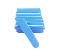 tampon de sable des ongles, 100 pcs Multicolor Sponge Nail File Buffer Sanding Block For Manicure Pedicure Nail Art(100pcs Blue)