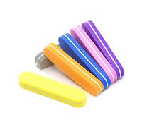 tampon de sable des ongles, 100 pcs Multicolor Sponge Nail Sanding Buffing File Block For Manicure Pedicure(100pcs Grey)