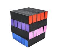 tampon de sable des ongles, 20 pcs Multicolor Nail Files and Buffers for Manicure Size 9x2.5x1.7cm(Mix)