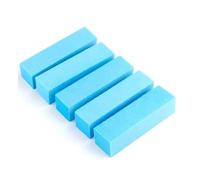 tampon de sable des ongles, 5/10/20 Pcs Multicolor Nail Buffer File Manicure Pedicure Sponge 9.3x2.4cm(5pcs Blue)