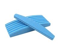 tampon de sable des ongles, 5 pcs Multicolor Sanding Sponge Nail Buffer Files 100/180 Double Sided 17.8x2.8x1.2cm(Blu)