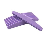 tampon de sable des ongles, 5 pcs Multicolor Sanding Sponge Nail Buffer Files 100/180 Double Sided 17.8x2.8x1.2cm(Purple)
