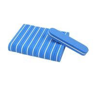 tampon de sable des ongles, 50 Pcs Multicolor Nail File Sponge Buffers 100/180 Grit 2-Sided Sanding Polishing Block(Blu)