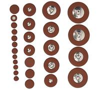 Tampon de saxophone 28pcs Multi Taille Sax Cuir Pads Set de remplacement pour Saxophone Soprano