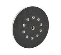 Tampon de secours de 215 mm avec filetage de 6 mm, design à 10 trous pour ponceuses à cloison sèche, disque de polissage mural, outil de ponçage en mousse souple ABS pour ponceuses sans poussière