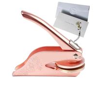 Tampon de soucette - Metal Personal Book Bosser, Tampon de relief portable pour lesamateurs de livres, le boîtier de bossoir pour leslivres pour cartes de visite Paper