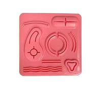 Tampon de suture laparoscopique en silicone pour simulation de chirurgie pour réplication de procédure, modèle de simulation de laparoscopie en silicone