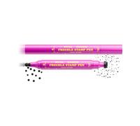 Tampon de taches de rousseur et stylo 2 en 1 - Kit de maquillage avec applicateur à points doux, aspect naturel baiser du soleil, imperméable et durable - Marron caramel