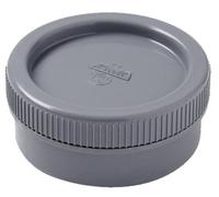 NICOLL PEI10464 Tampon de Visite mâle-Femelle Bouchon-PVC Gris-Ø 40 mm-FH