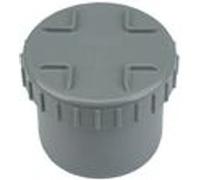 Tampon de visite PVC D50 - WAVIN - 3025979 Gris G