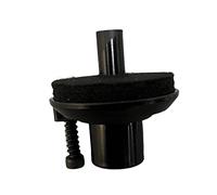 Tampon d'embrayage Hi Hat - Pièce de réparation stable et durable - Matériel résistant à l'usure - Noir - 6 x 7 cm