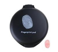 Tampon d'empreintes digitales pour empreintes digitales - Impression de pouce - Séchage rapide - Fournitures de notaire pour identification de sécurité