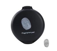 Tampon d'empreintes digitales pour le pouce - Fournitures de notaire de bureau pour l'identification de sécurité d'empreintes digitales - Séchage rapide - Fournitures de notaire de bureau